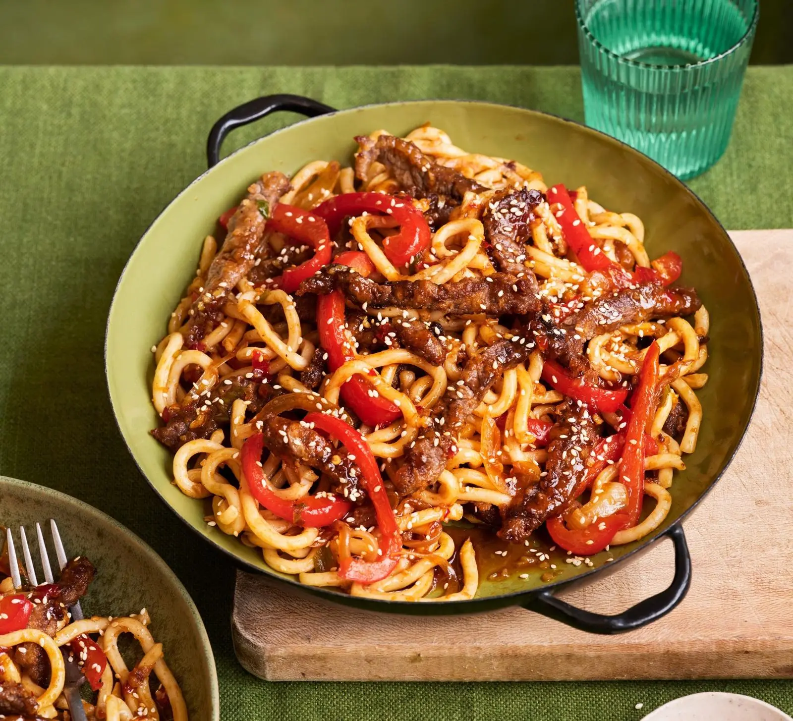 Sticky chilli beef noodles, a Fuelled By Chef recipe
